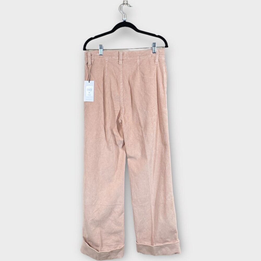 NWT 7 For All Mankind Corduroy Easy Trouser In Cameo Rose, size 28 - Picture 6 of 11